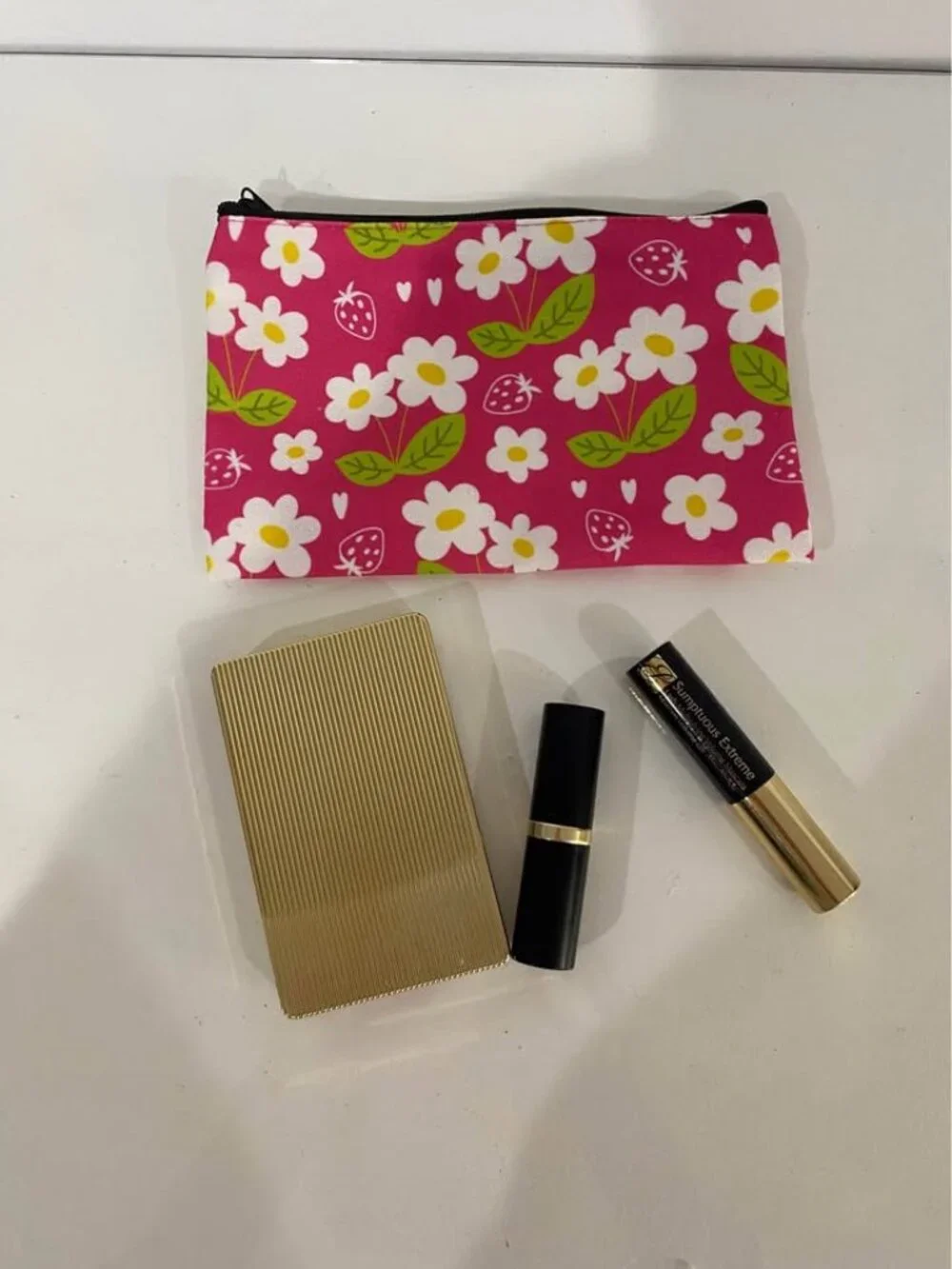 Estee Lauder Lot - Intense Nude Lipstick, Color Pallet, Mascara & Bag